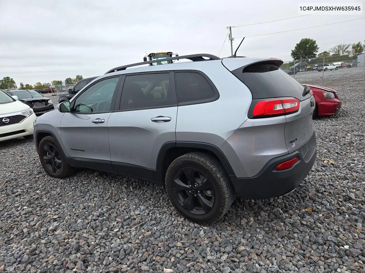 2017 JEEP CHEROKEE VIN 1C4PJMDSXHW635945 — фото 2