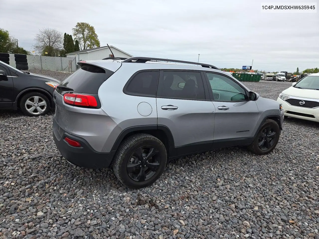 2017 JEEP CHEROKEE VIN 1C4PJMDSXHW635945 — фото 3