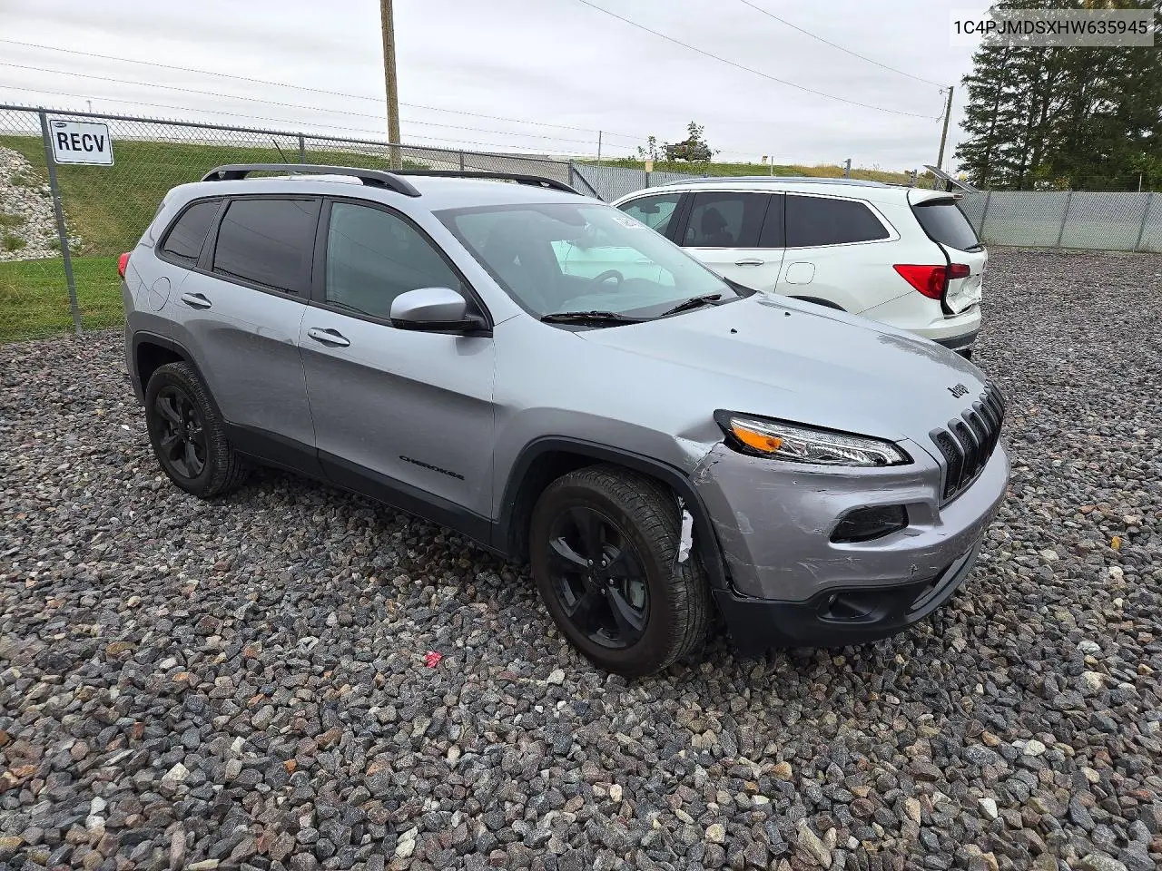 2017 JEEP CHEROKEE VIN 1C4PJMDSXHW635945 — фото 4
