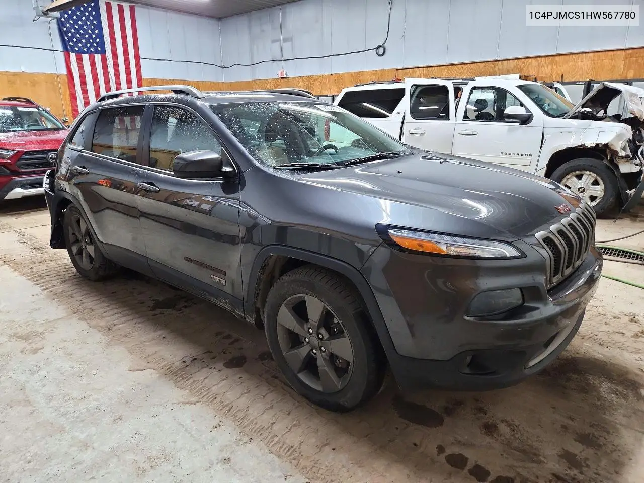 2017 JEEP CHEROKEE VIN 1C4PJMCS1HW567780 — фото 4