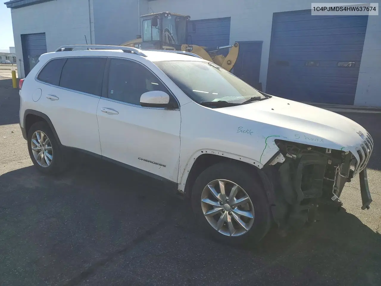 2017 JEEP CHEROKEE VIN 1C4PJMDS4HW637674 — фото 4