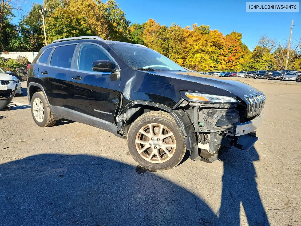 2017 JEEP CHEROKEE VIN 1C4PJLCB4HW549476 — фото 4