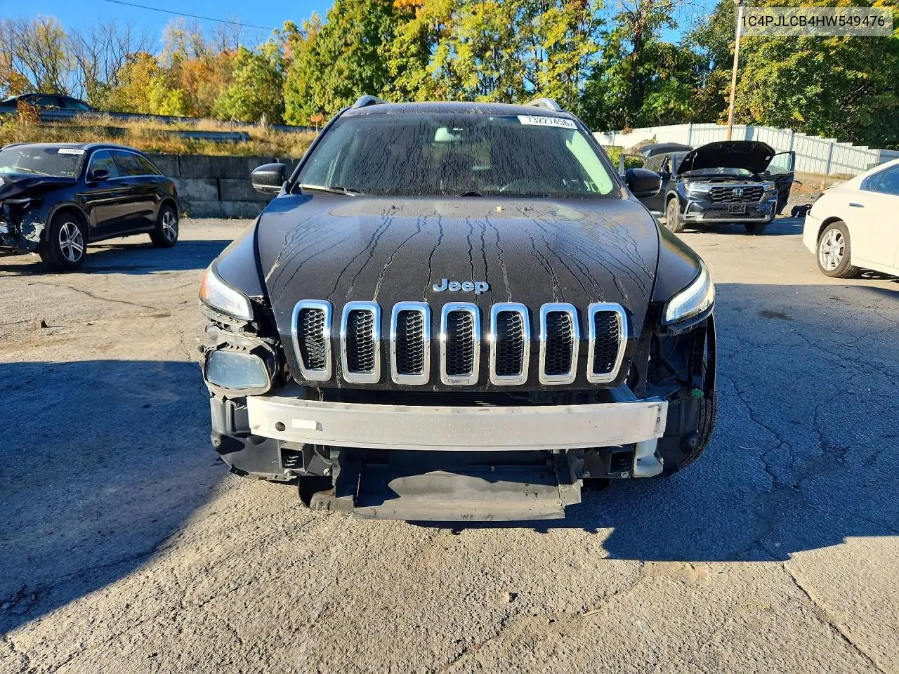 2017 JEEP CHEROKEE VIN 1C4PJLCB4HW549476 — фото 5