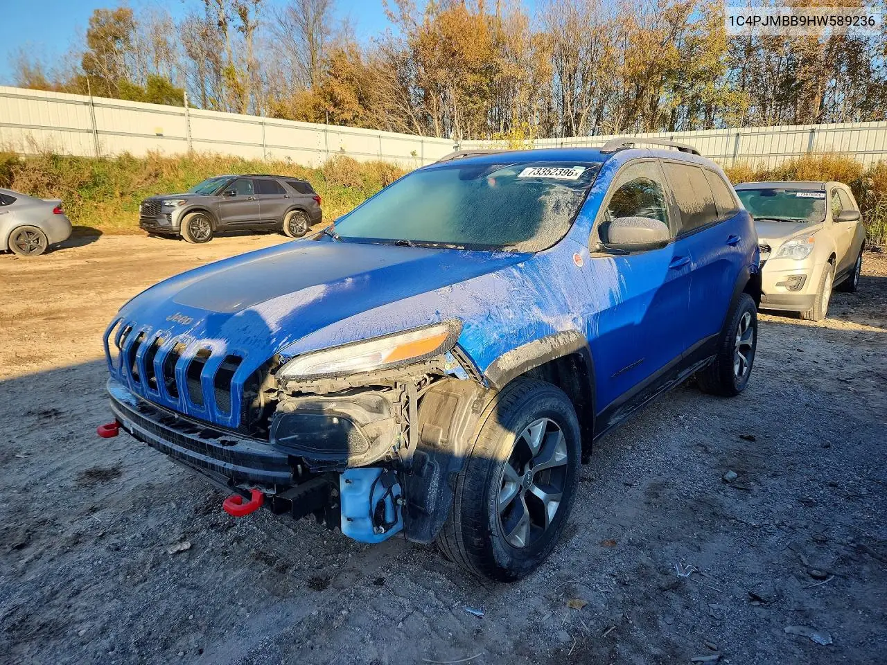 JEEP CHEROKEE 2017, VIN 1C4PJMBB9HW589236