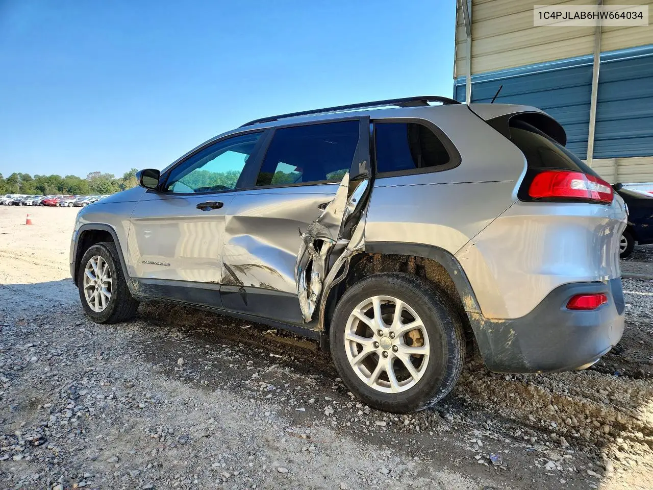 2017 JEEP CHEROKEE VIN 1C4PJLAB6HW664034 — фото 2
