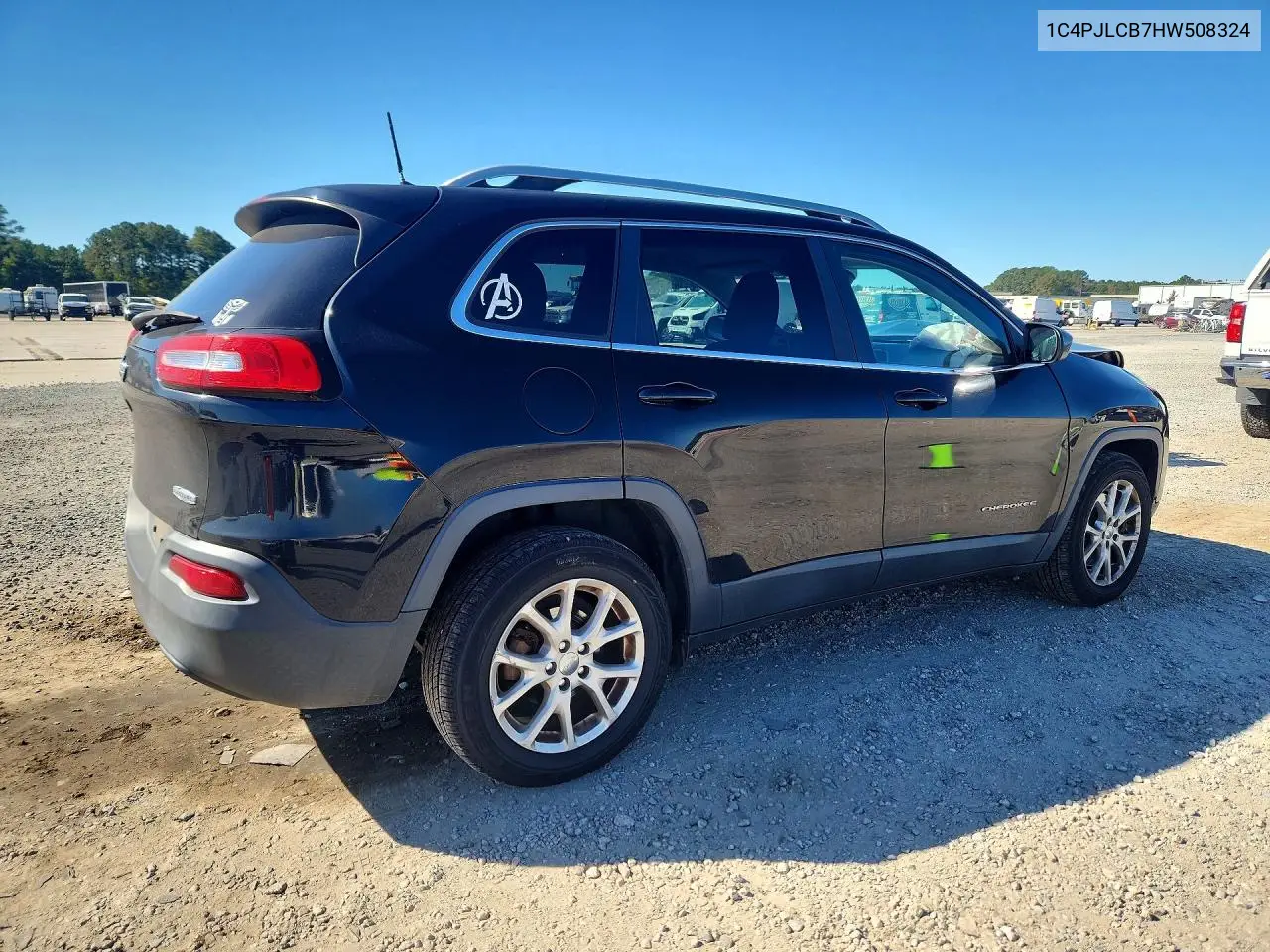 2017 JEEP CHEROKEE VIN 1C4PJLCB7HW508324 — фото 3