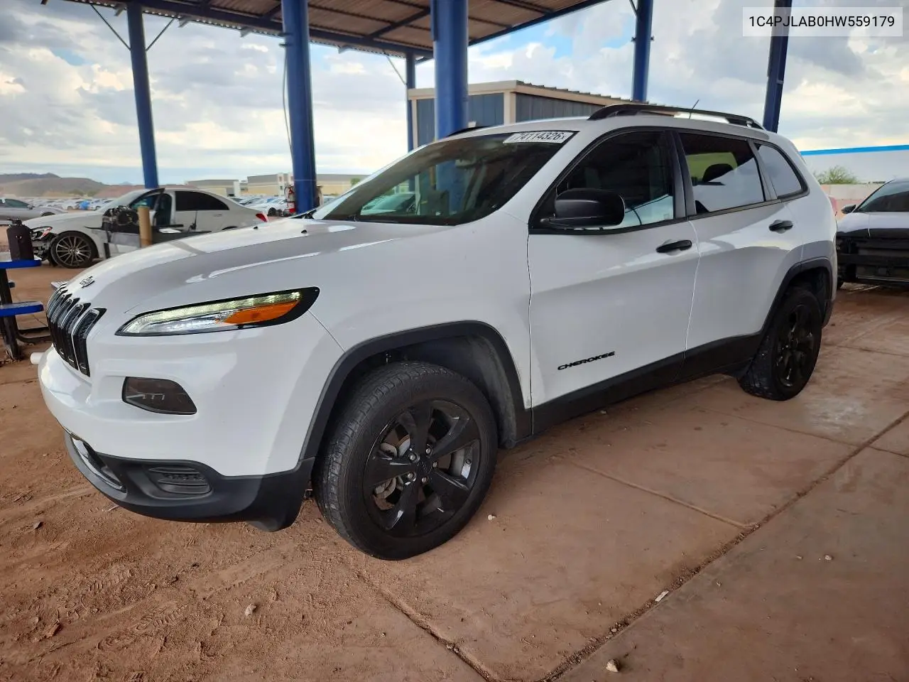 JEEP CHEROKEE 2017, VIN 1C4PJLAB0HW559179