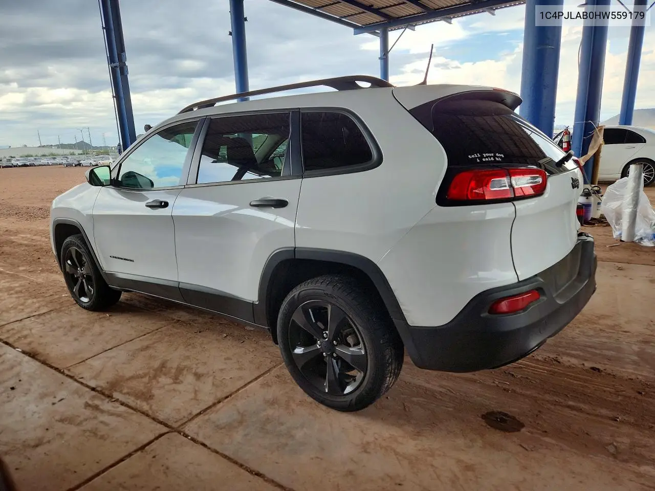 2017 JEEP CHEROKEE VIN 1C4PJLAB0HW559179 — фото 2