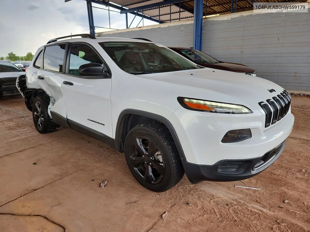 2017 JEEP CHEROKEE VIN 1C4PJLAB0HW559179 — фото 4