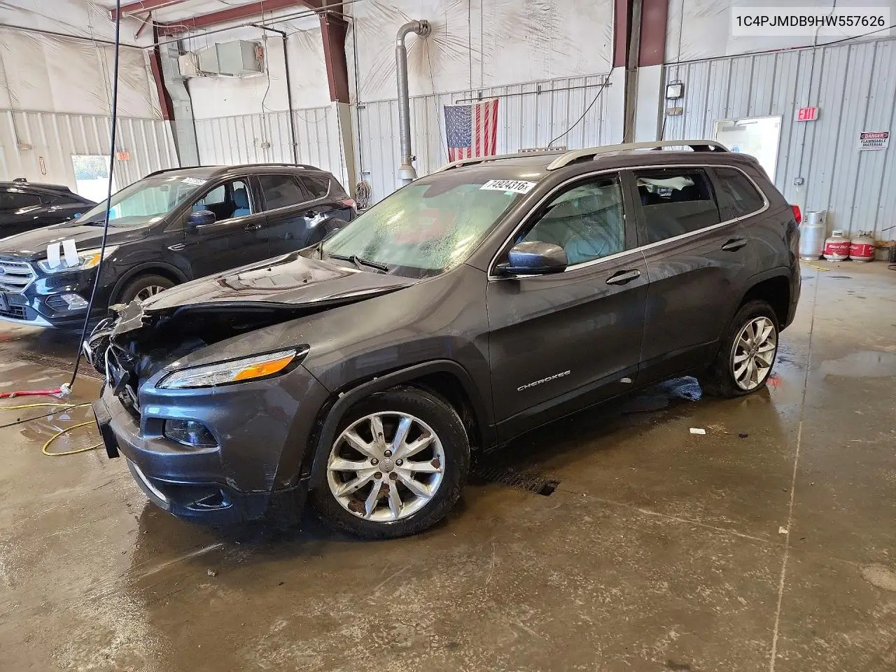 JEEP CHEROKEE 2017, VIN 1C4PJMDB9HW557626