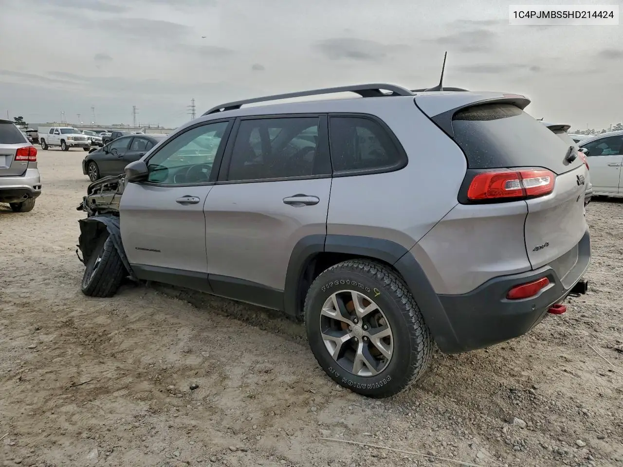 2017 JEEP CHEROKEE VIN 1C4PJMBS5HD214424 — фото 2