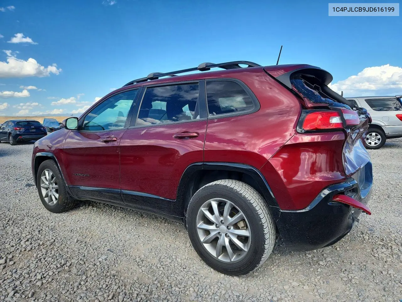2018 JEEP CHEROKEE VIN 1C4PJLCB9JD616199 — фото 2
