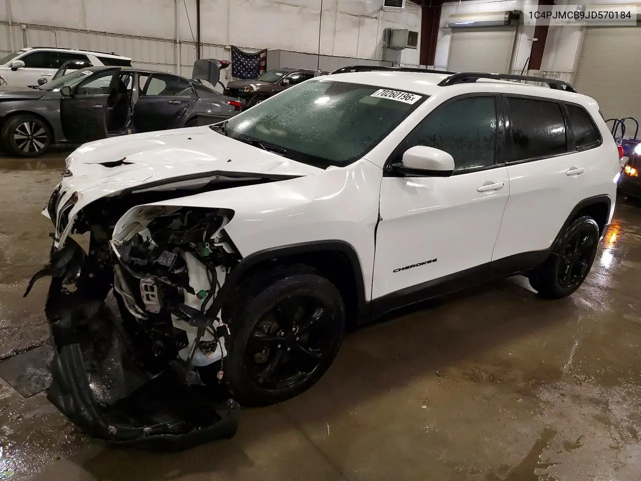 JEEP CHEROKEE 2018, VIN 1C4PJMCB9JD570184