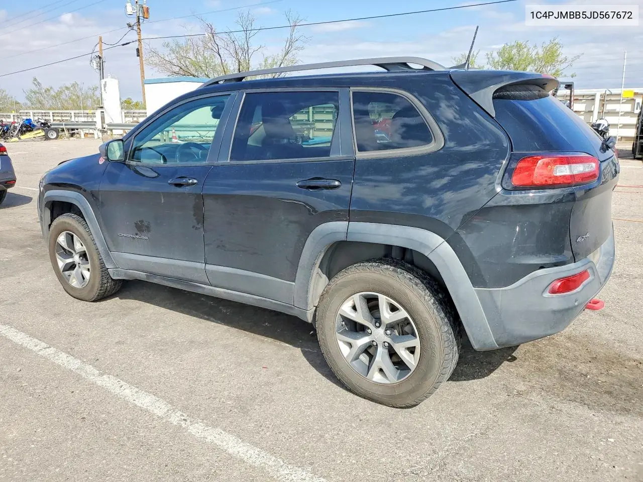 2018 JEEP CHEROKEE VIN 1C4PJMBB5JD567672 — фото 2