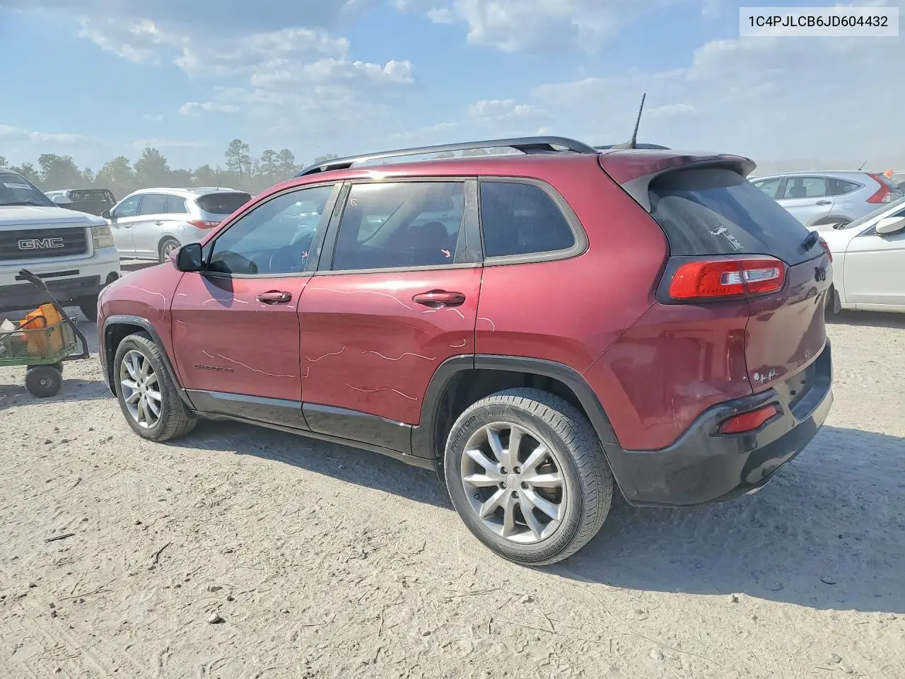 2018 JEEP CHEROKEE VIN 1C4PJLCB6JD604432 — фото 2