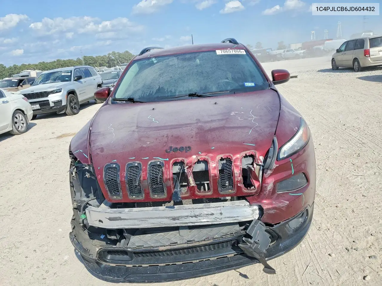 2018 JEEP CHEROKEE VIN 1C4PJLCB6JD604432 — фото 5