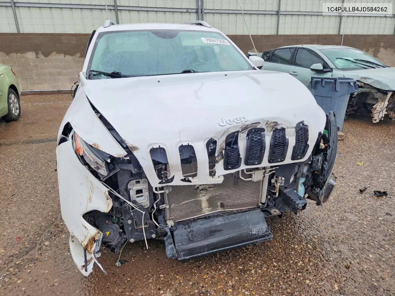 2018 JEEP CHEROKEE VIN 1C4PJLLB4JD584262 — фото 5