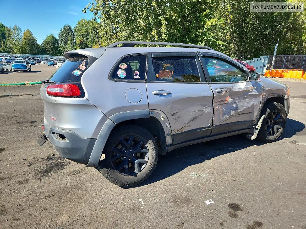 2018 JEEP CHEROKEE VIN 1C4PJMBX7JD506142 — фото 3