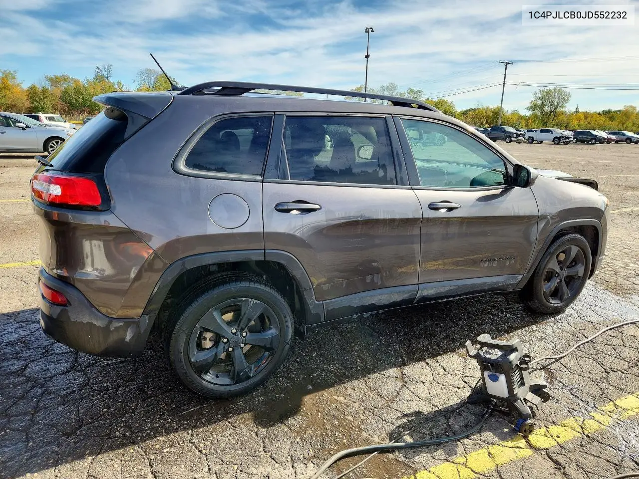 2018 JEEP CHEROKEE VIN 1C4PJLCB0JD552232 — фото 3