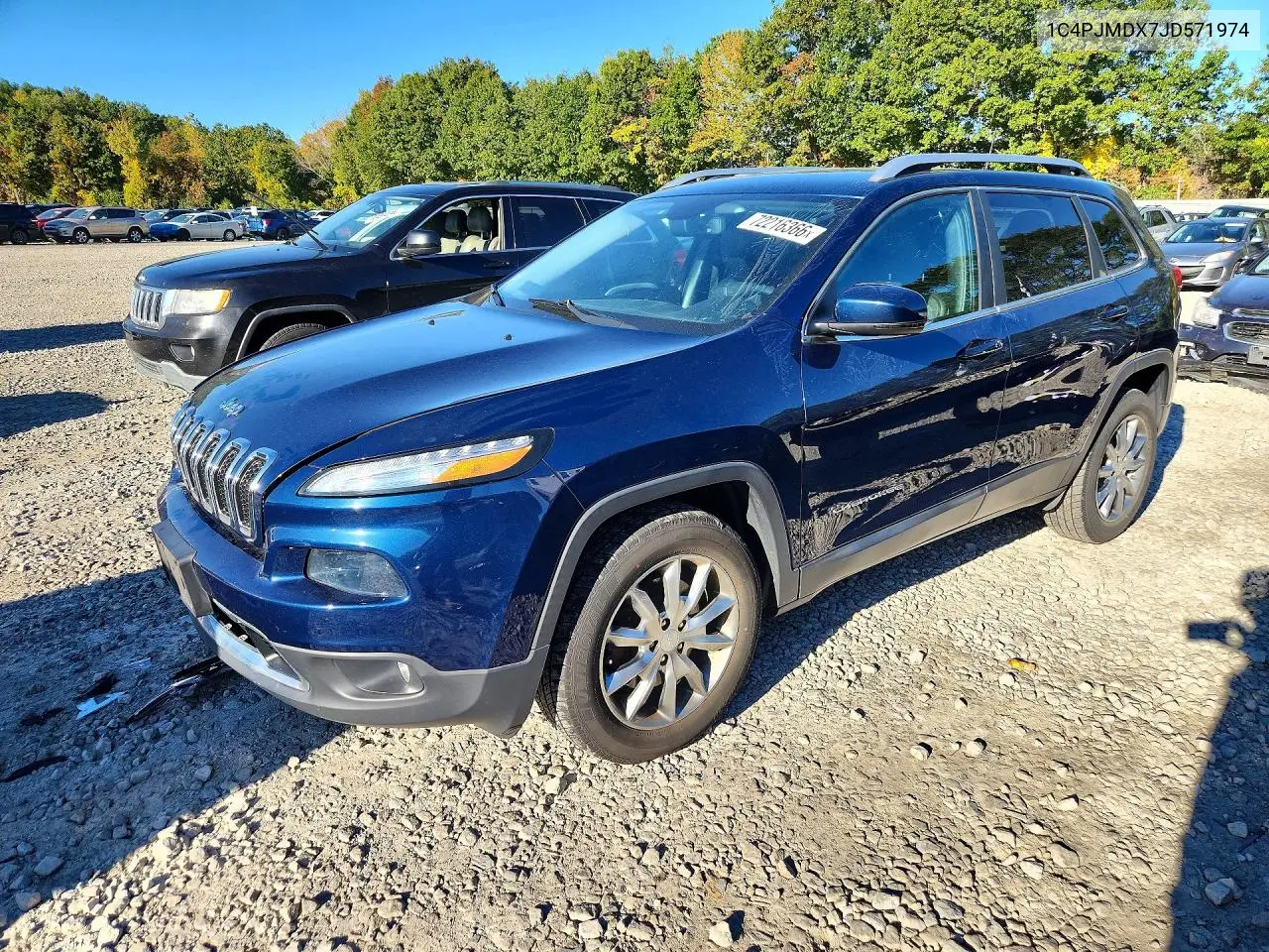 JEEP CHEROKEE 2018, VIN 1C4PJMDX7JD571974