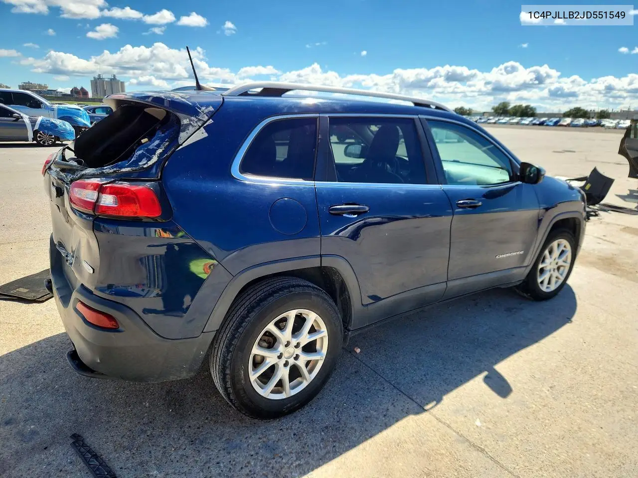 2018 JEEP CHEROKEE VIN 1C4PJLLB2JD551549 — фото 3
