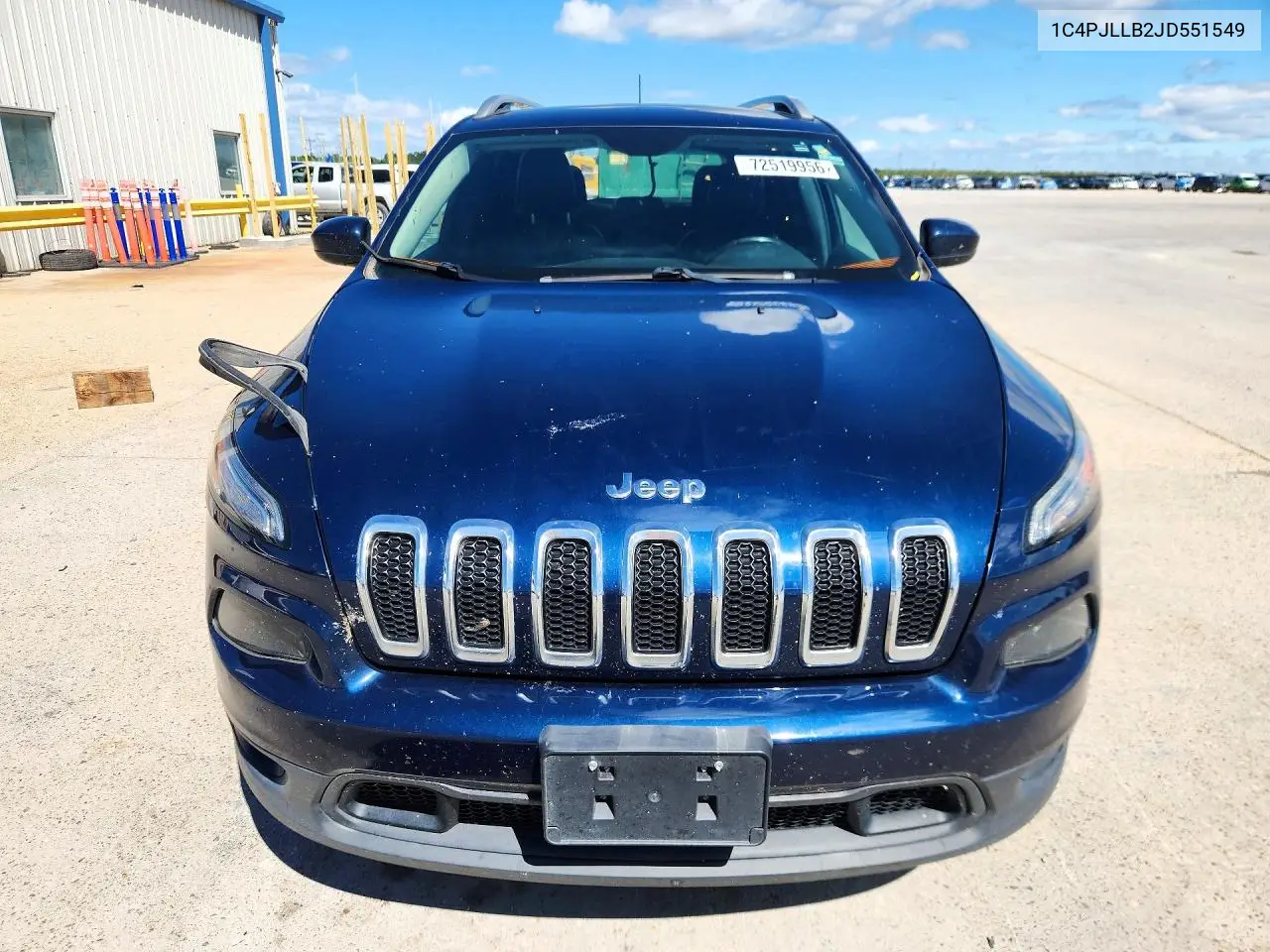 2018 JEEP CHEROKEE VIN 1C4PJLLB2JD551549 — фото 5
