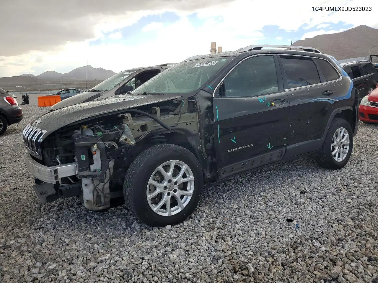 JEEP CHEROKEE 2018, VIN 1C4PJMLX9JD523023