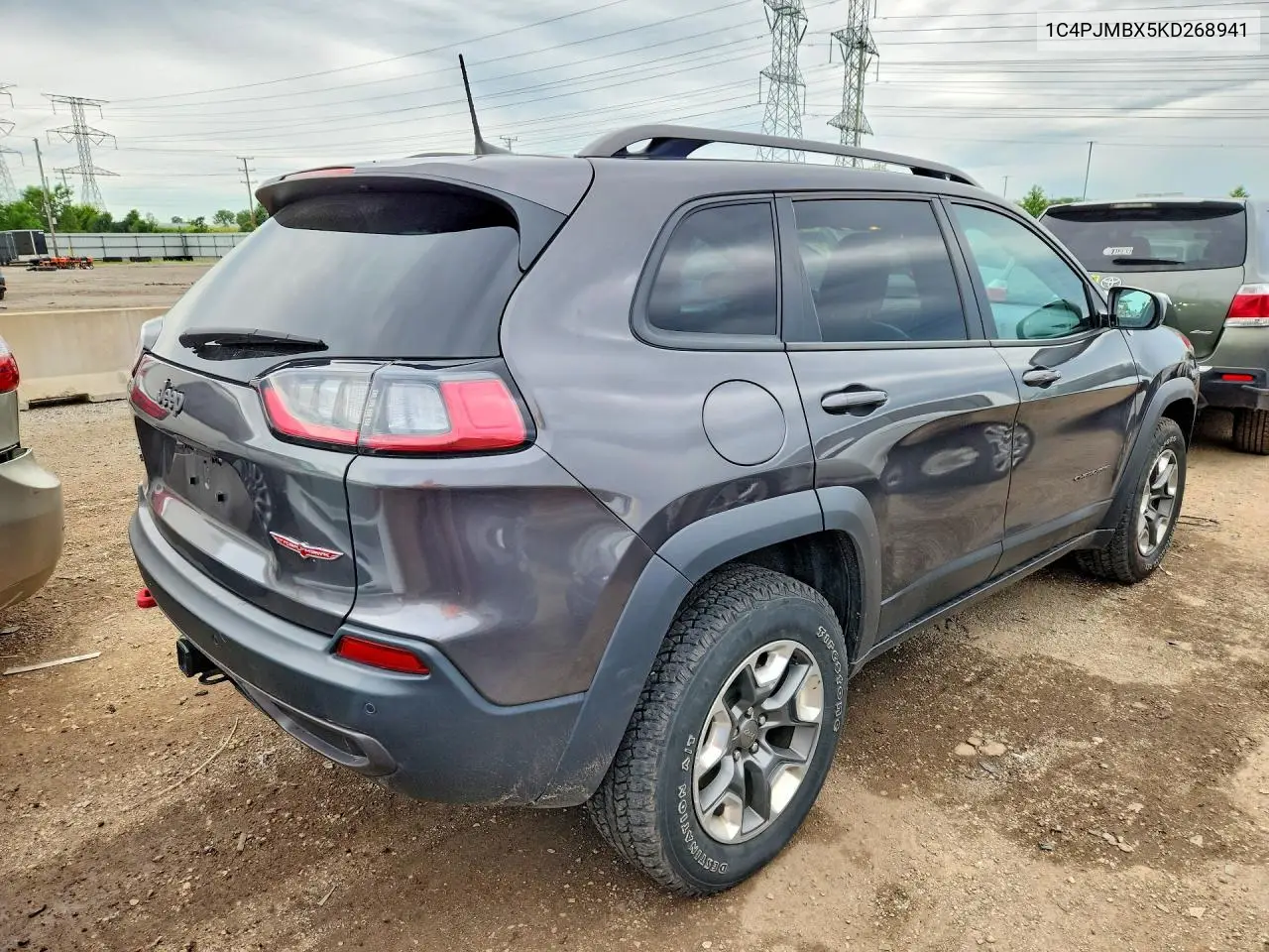 2019 JEEP CHEROKEE VIN 1C4PJMBX5KD268941 — фото 3