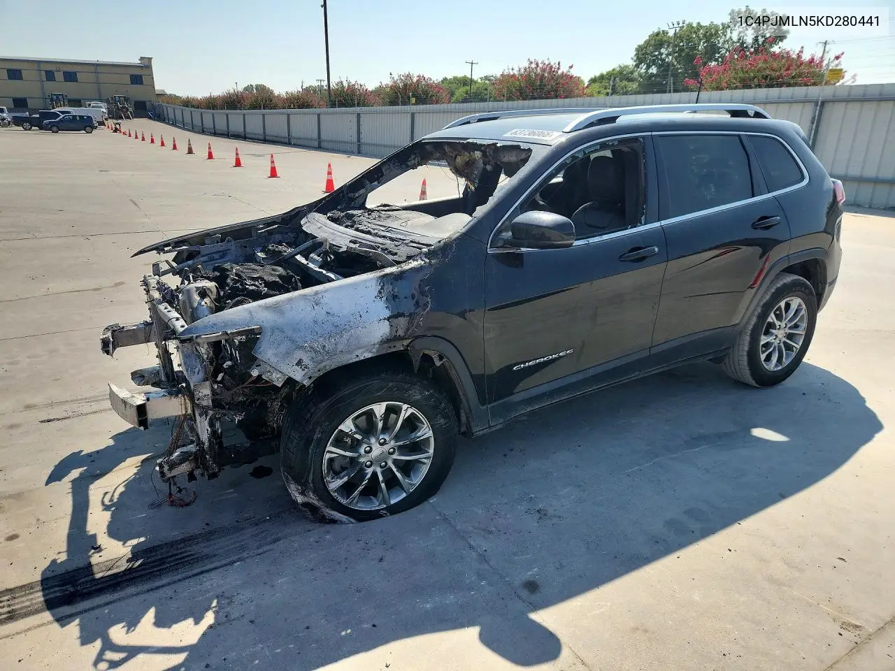 JEEP CHEROKEE 2019, VIN 1C4PJMLN5KD280441