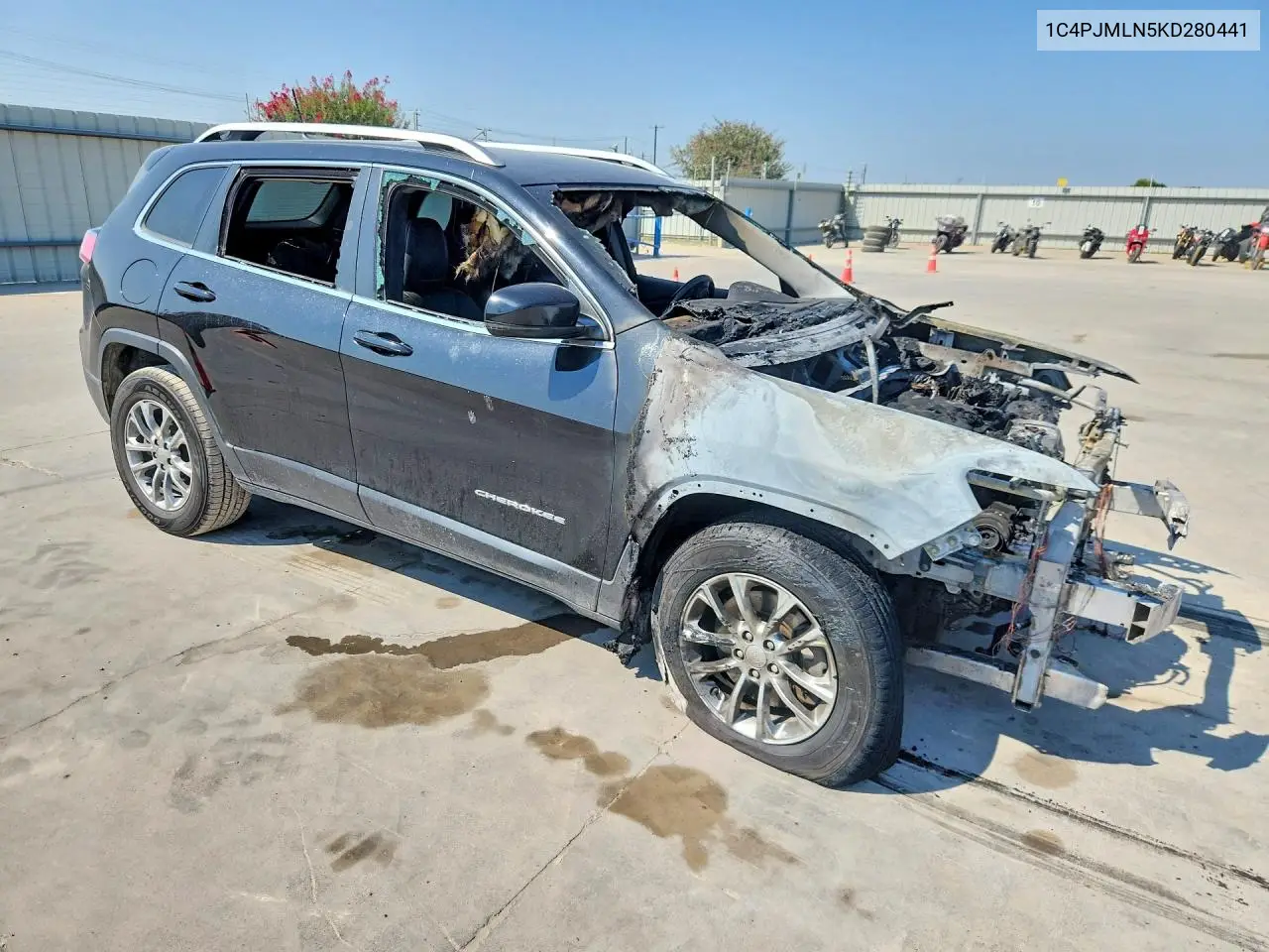 2019 JEEP CHEROKEE VIN 1C4PJMLN5KD280441 — фото 4