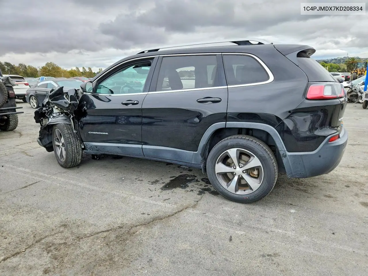 2019 JEEP CHEROKEE VIN 1C4PJMDX7KD208334 — фото 2