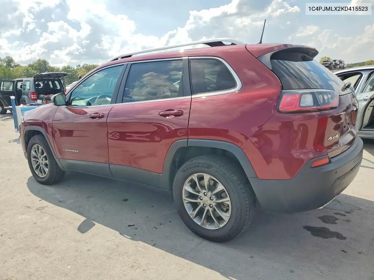 2019 JEEP CHEROKEE VIN 1C4PJMLX2KD415523 — фото 2