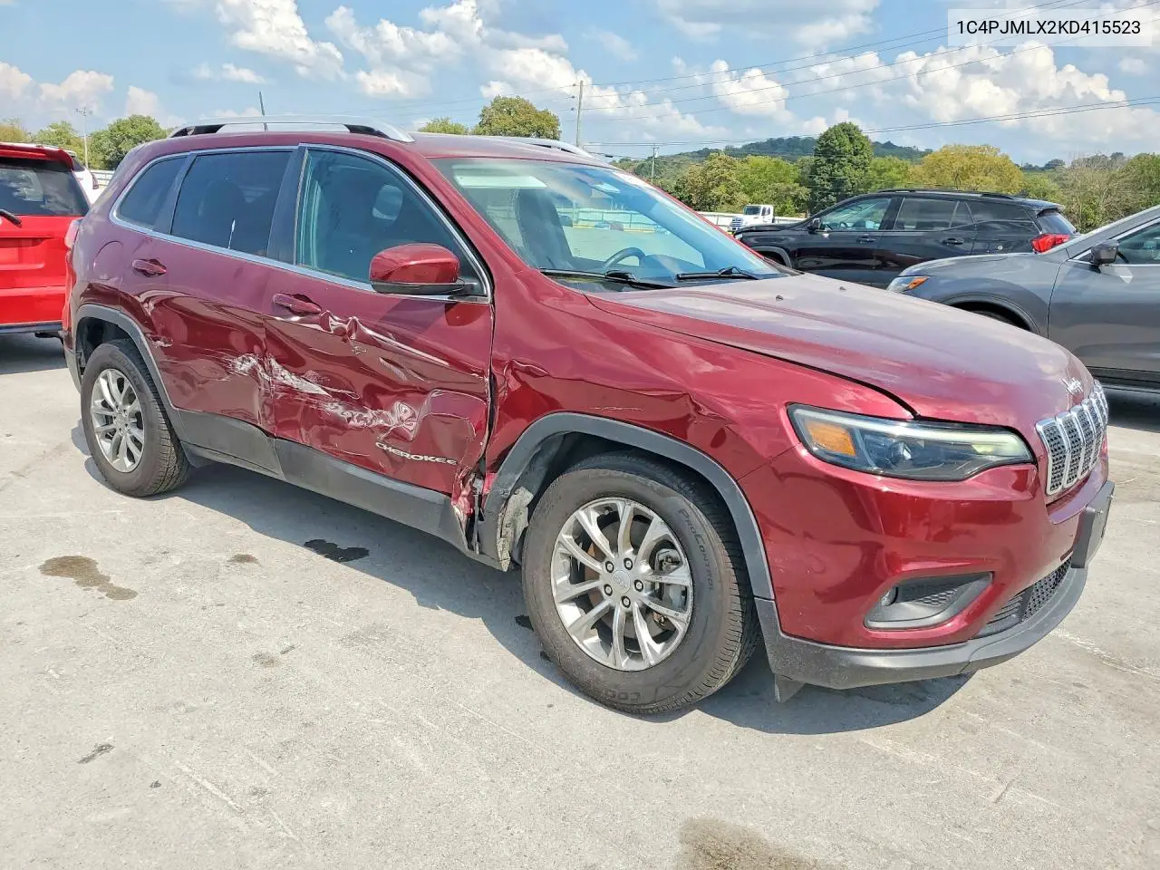 2019 JEEP CHEROKEE VIN 1C4PJMLX2KD415523 — фото 4