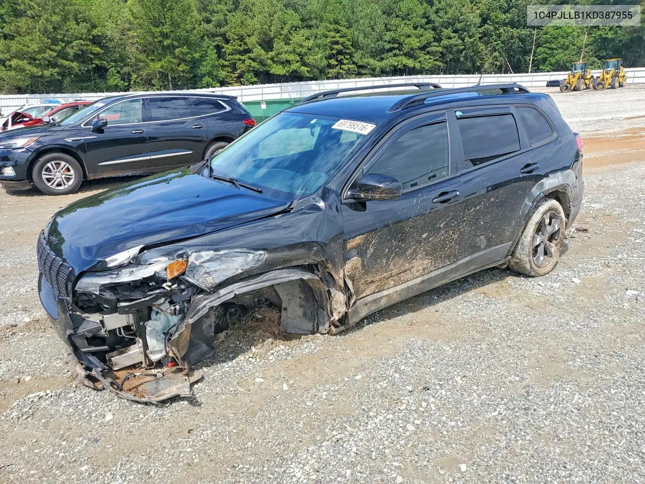 JEEP CHEROKEE 2019, VIN 1C4PJLLB1KD387955