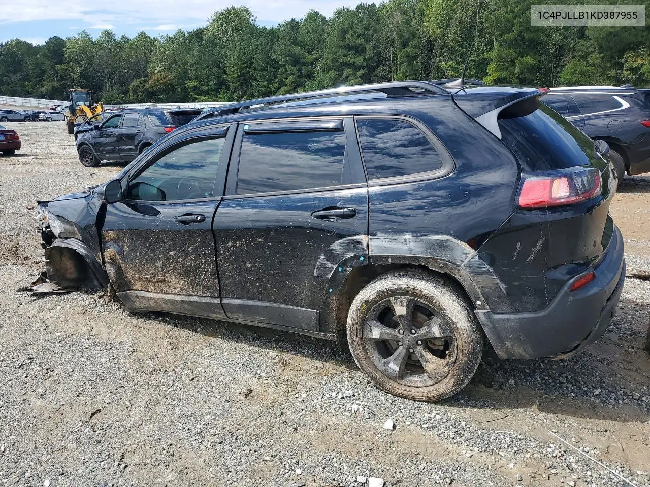 2019 JEEP CHEROKEE VIN 1C4PJLLB1KD387955 — фото 2