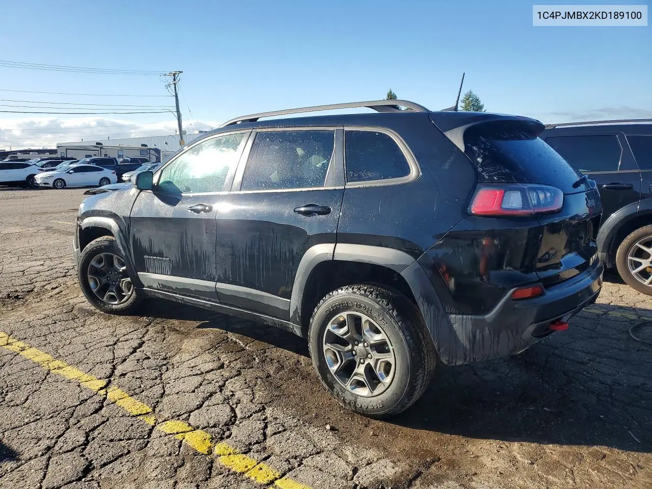 2019 JEEP CHEROKEE VIN 1C4PJMBX2KD189100 — фото 2