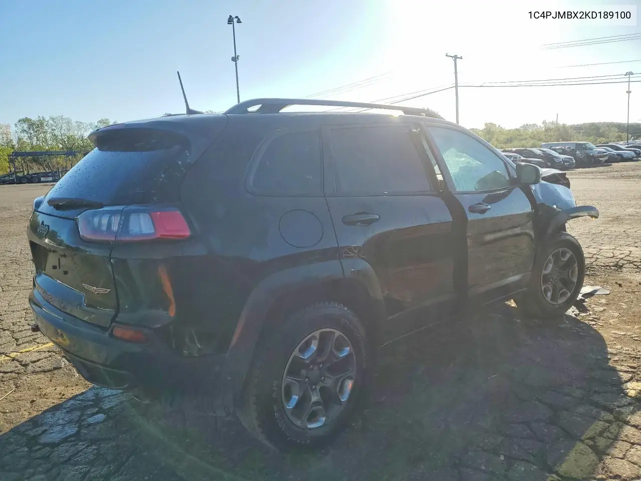 2019 JEEP CHEROKEE VIN 1C4PJMBX2KD189100 — фото 3