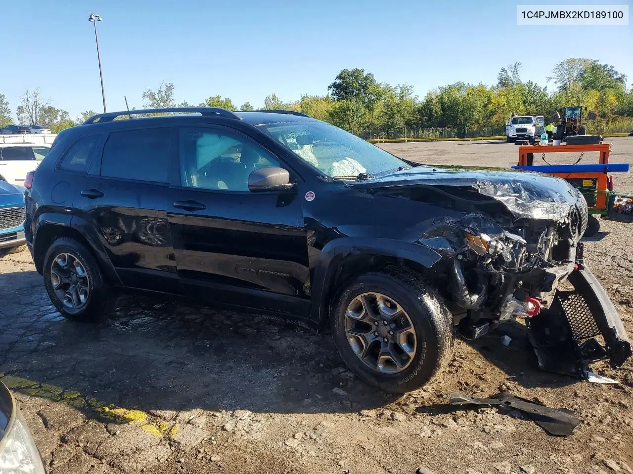 2019 JEEP CHEROKEE VIN 1C4PJMBX2KD189100 — фото 4