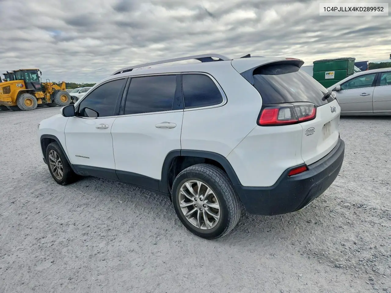 2019 JEEP CHEROKEE VIN 1C4PJLLX4KD289952 — фото 2