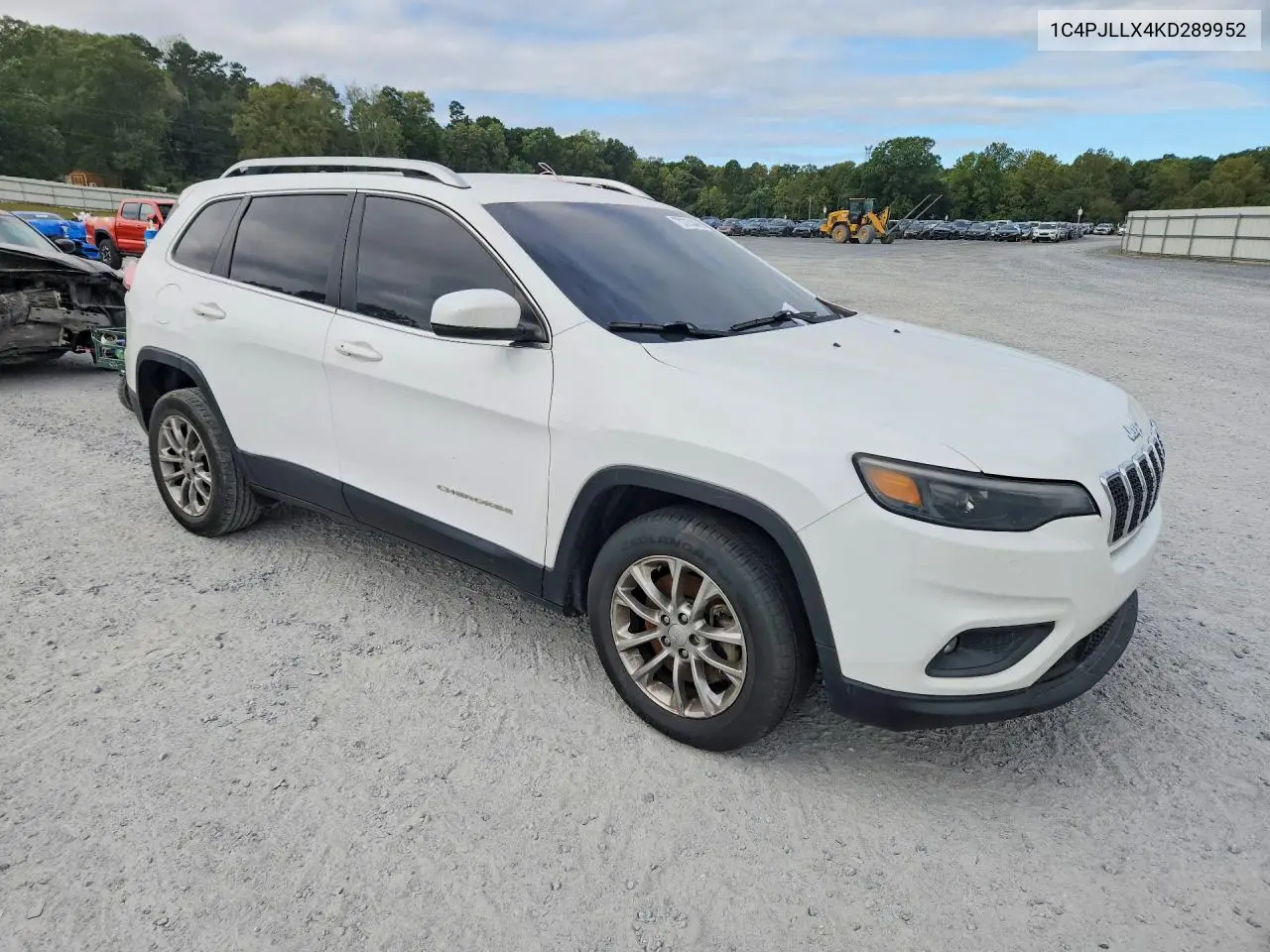 2019 JEEP CHEROKEE VIN 1C4PJLLX4KD289952 — фото 4