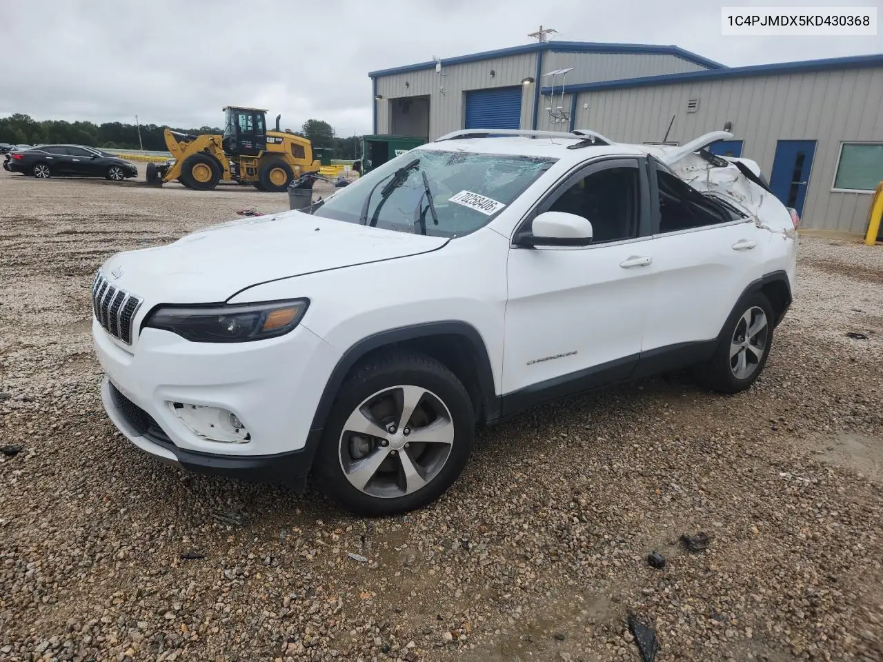 JEEP CHEROKEE 2019, VIN 1C4PJMDX5KD430368