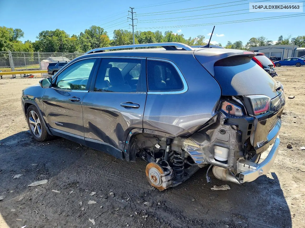 2019 JEEP CHEROKEE VIN 1C4PJLDX8KD469563 — фото 2