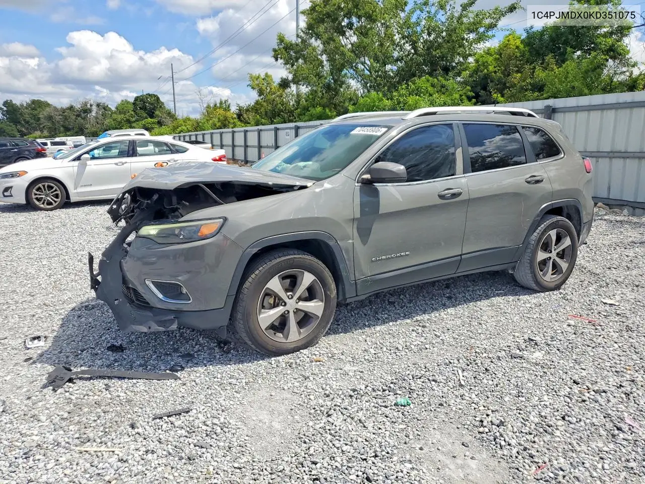 JEEP CHEROKEE 2019, VIN 1C4PJMDX0KD351075