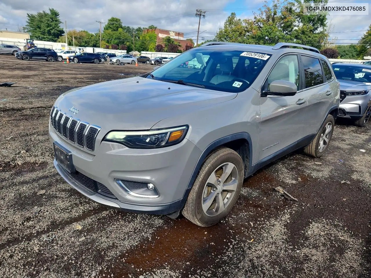 JEEP CHEROKEE 2019, VIN 1C4PJMDX3KD476085