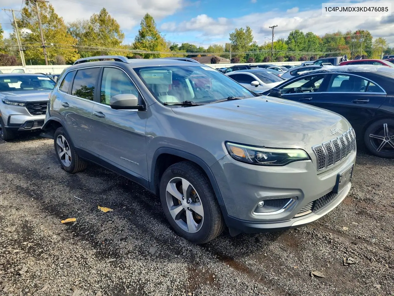 2019 JEEP CHEROKEE VIN 1C4PJMDX3KD476085 — фото 4