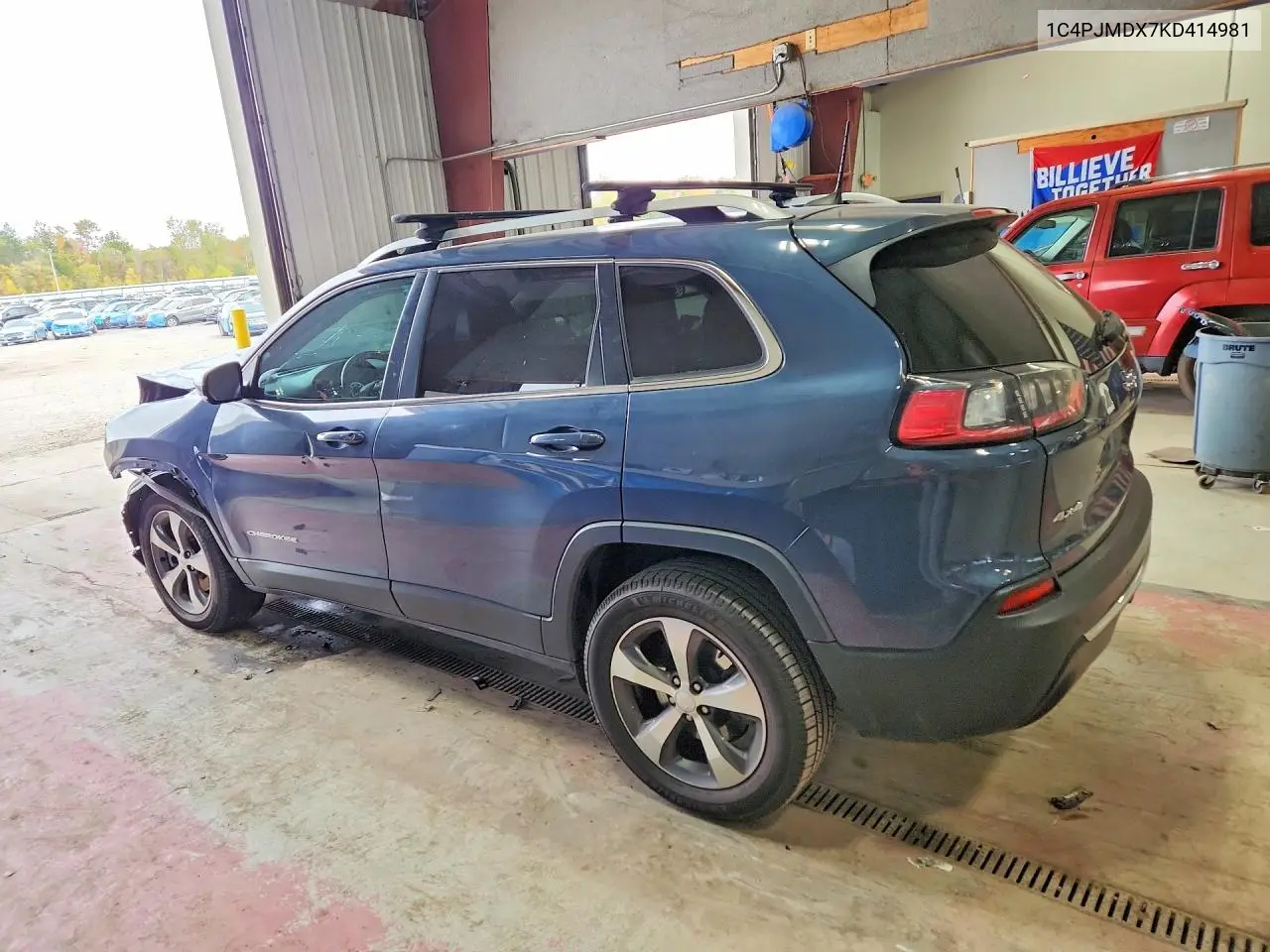 2019 JEEP CHEROKEE VIN 1C4PJMDX7KD414981 — фото 2