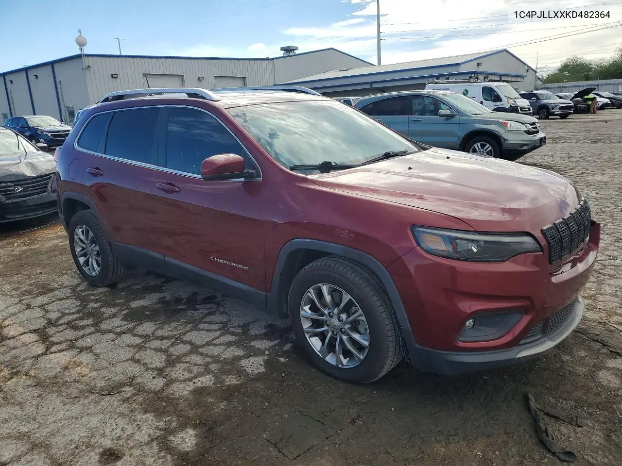 2019 JEEP CHEROKEE VIN 1C4PJLLXXKD482364 — фото 4