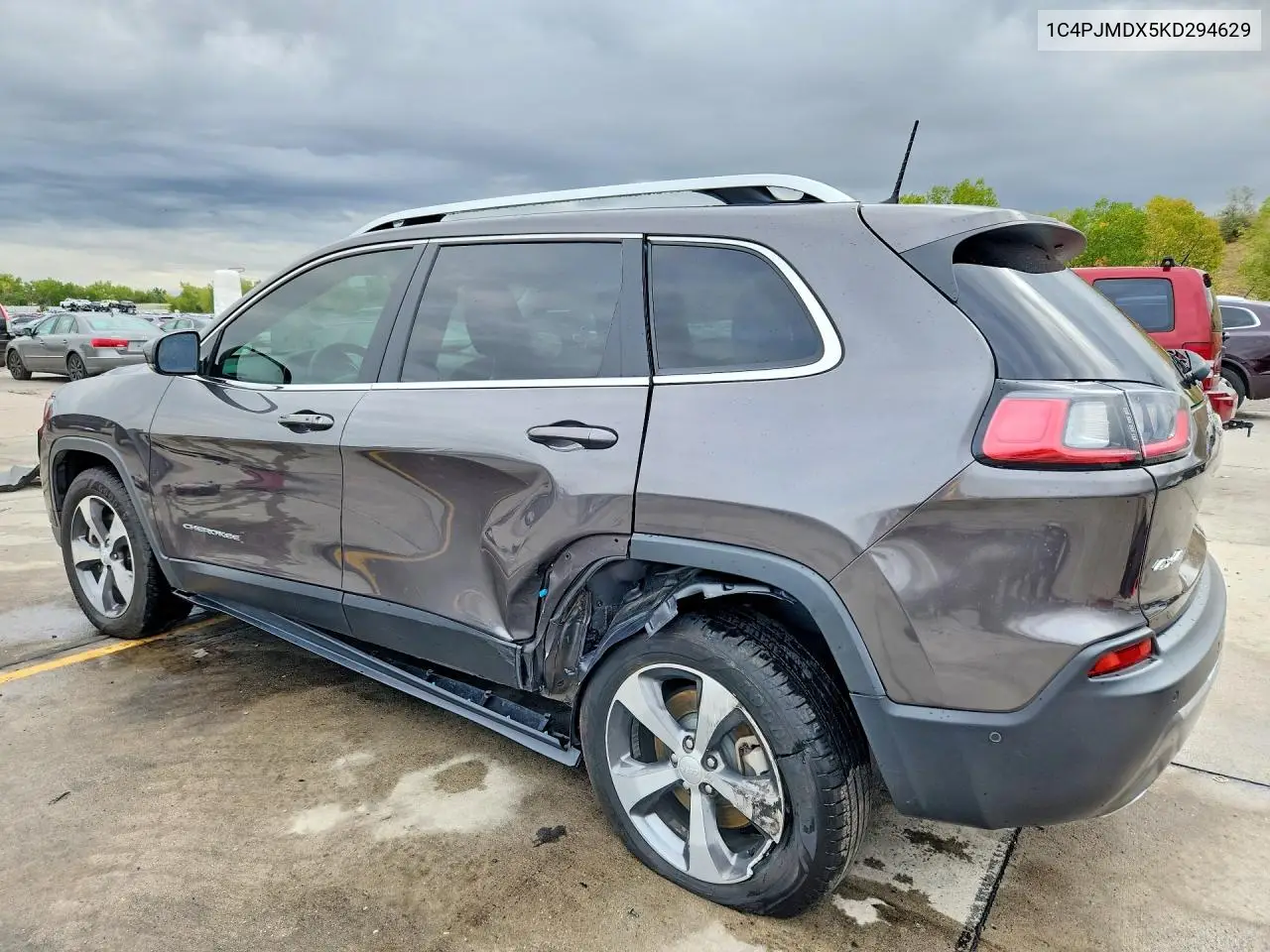 2019 JEEP CHEROKEE VIN 1C4PJMDX5KD294629 — фото 2