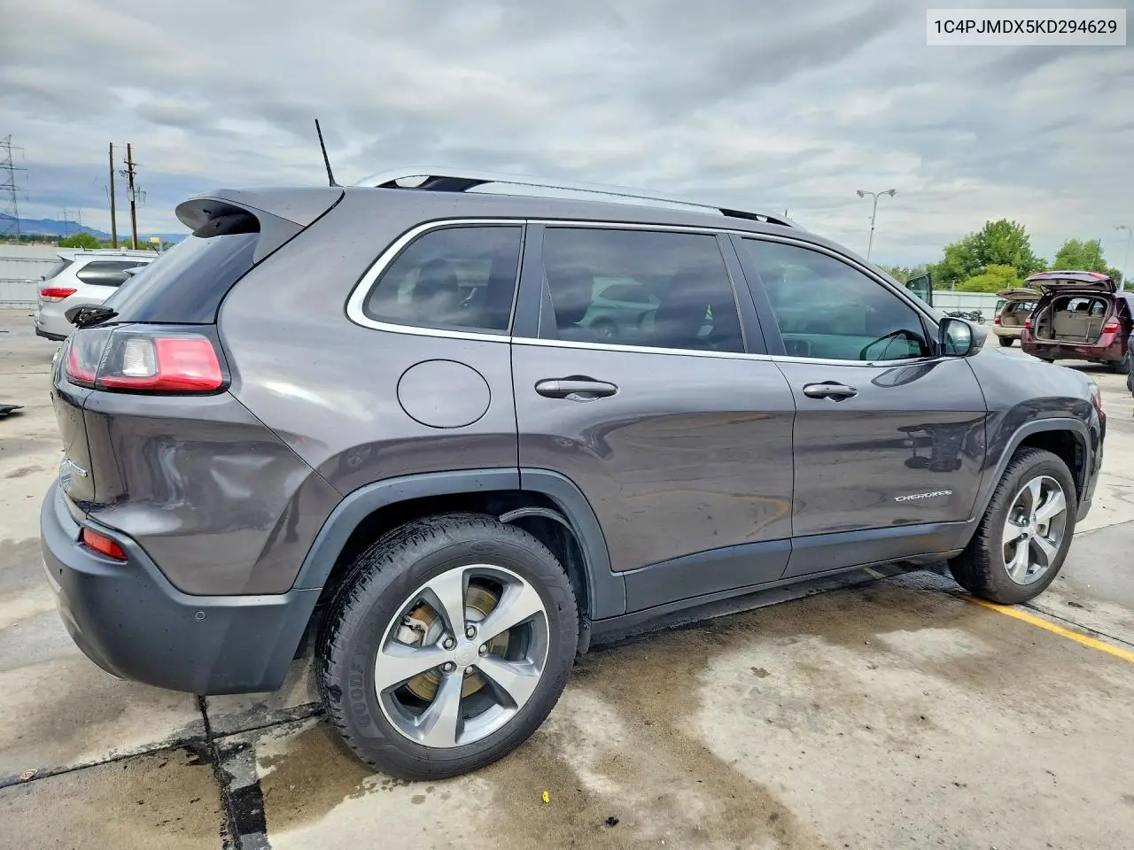 2019 JEEP CHEROKEE VIN 1C4PJMDX5KD294629 — фото 3