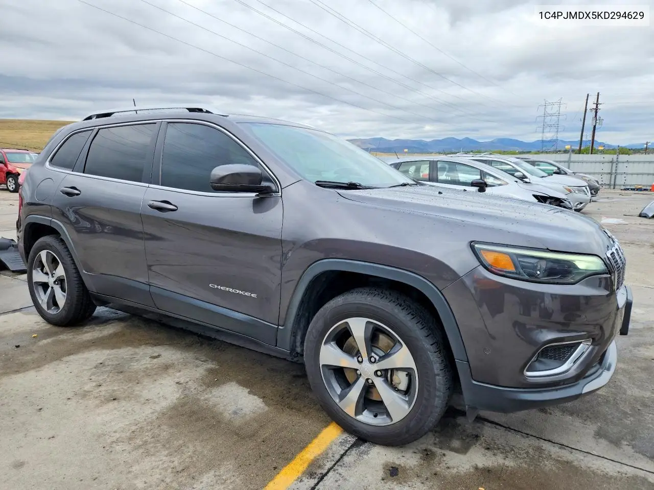 2019 JEEP CHEROKEE VIN 1C4PJMDX5KD294629 — фото 4